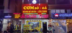 Biển alu chữ nổi đẹp tại Phan Trọng Tuệ