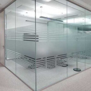 DECAL KÍNH MỜ KẺ CHỈ THẲNG